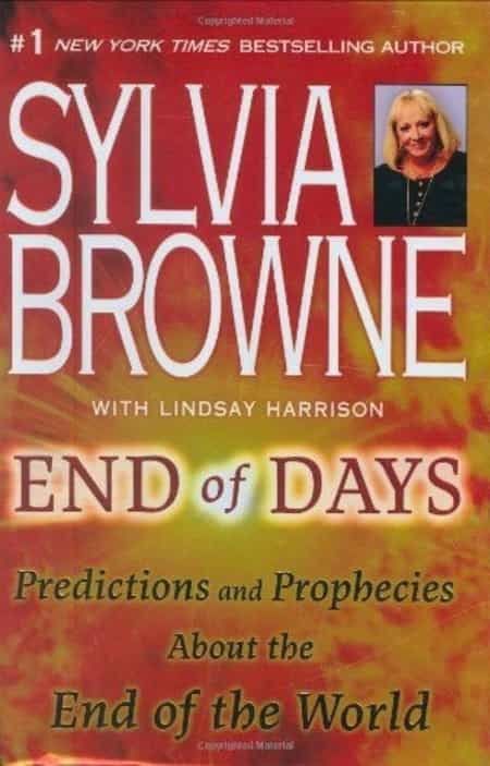 The cover of the book End of Days by Sylvia Browne